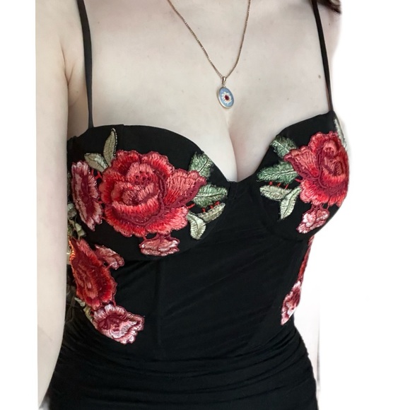 Floral Mini Dress SIZE EXTRA SMALL - Picture 4 of 6